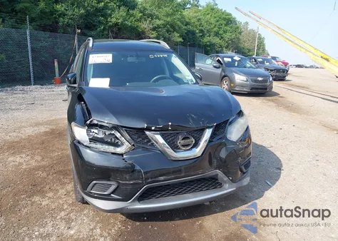 2015 Nissan Rogue Sv из США, поврежденный, VIN KNMAT2MV0FP547895
